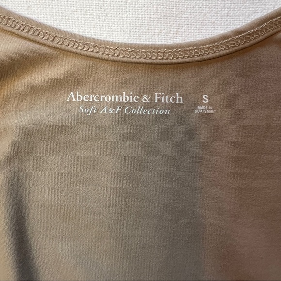 Abercrombie & Fitch Tan Tank Bodysuit Soft A&F Collection Size Small - Picture 2 of 11